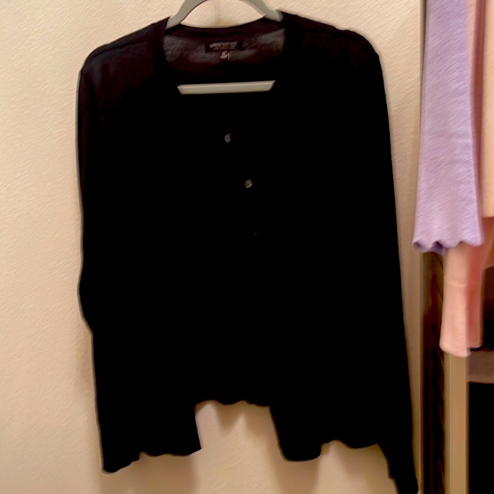 Black banana republic cardigan